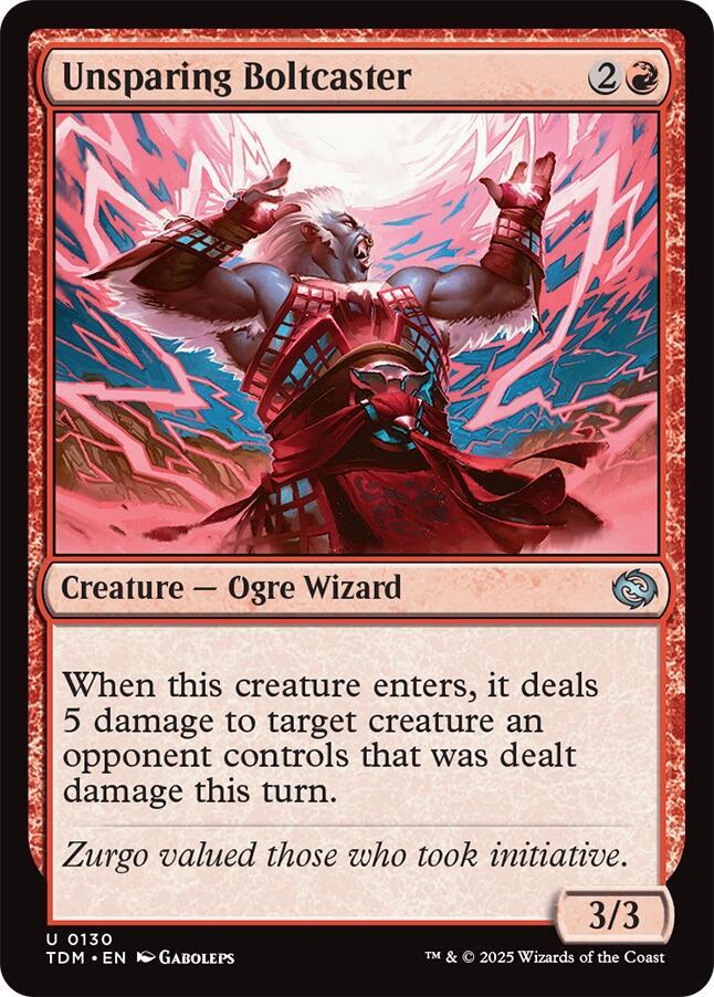 Unsparing Boltcaster (130) [Tarkir: Dragonstorm]