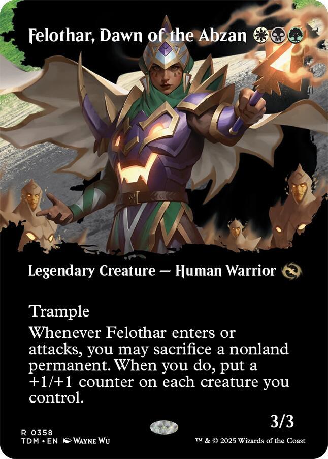 Felothar, Dawn of the Abzan (Borderless) (358) [Tarkir: Dragonstorm]