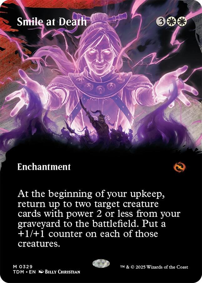Smile at Death (Borderless) (329) [Tarkir: Dragonstorm]
