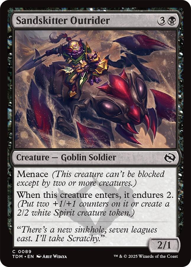 Sandskitter Outrider (89) [Tarkir: Dragonstorm]