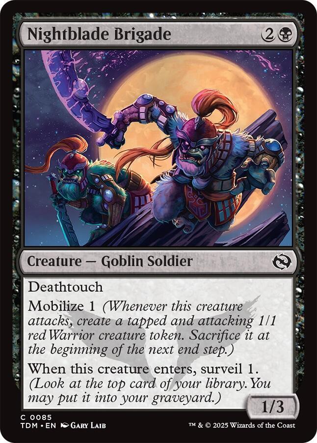 Nightblade Brigade (85) [Tarkir: Dragonstorm]