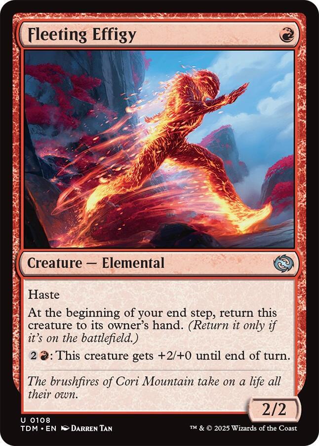 Fleeting Effigy (108) [Tarkir: Dragonstorm]