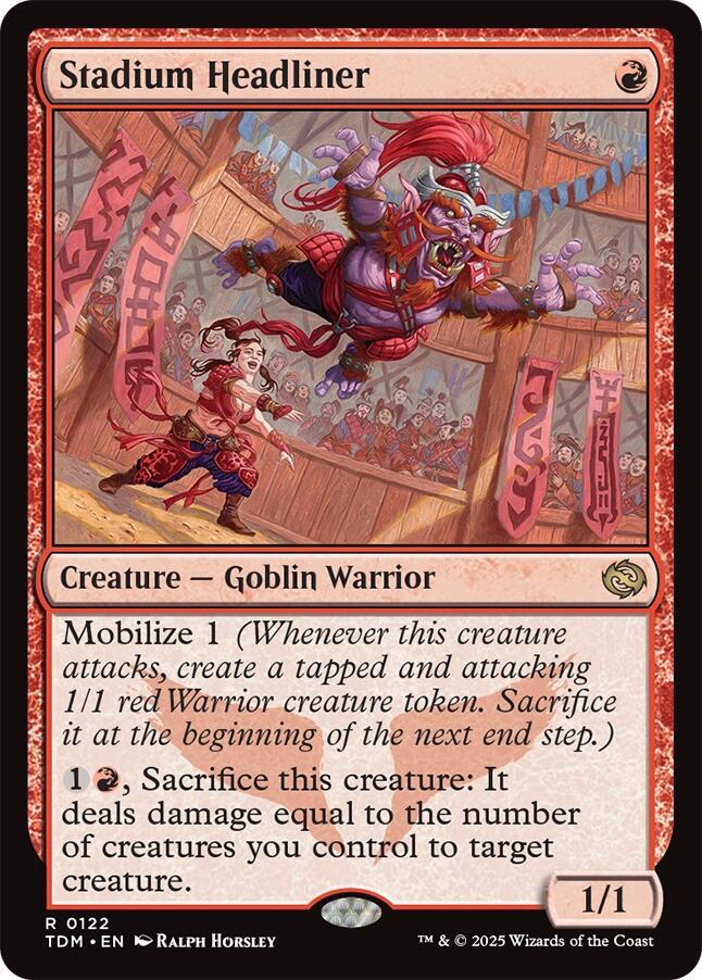 Stadium Headliner (122) [Tarkir: Dragonstorm]
