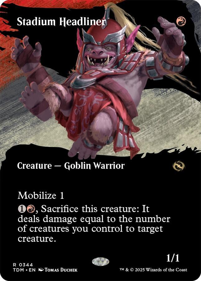Stadium Headliner (Borderless) (344) [Tarkir: Dragonstorm]