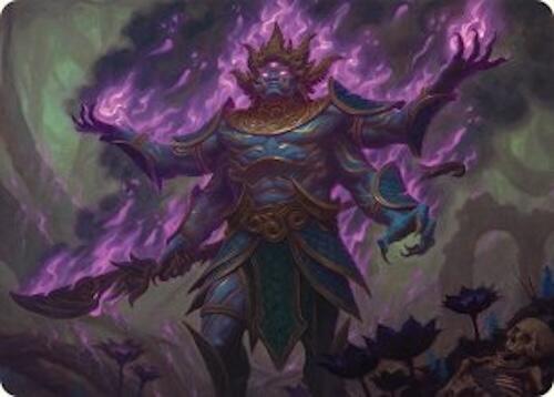 Rot-Curse Rakshasa Art Card (13/54) [Tarkir: Dragonstorm Art Series]