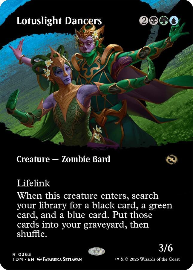 Lotuslight Dancers (Borderless) (363) [Tarkir: Dragonstorm]