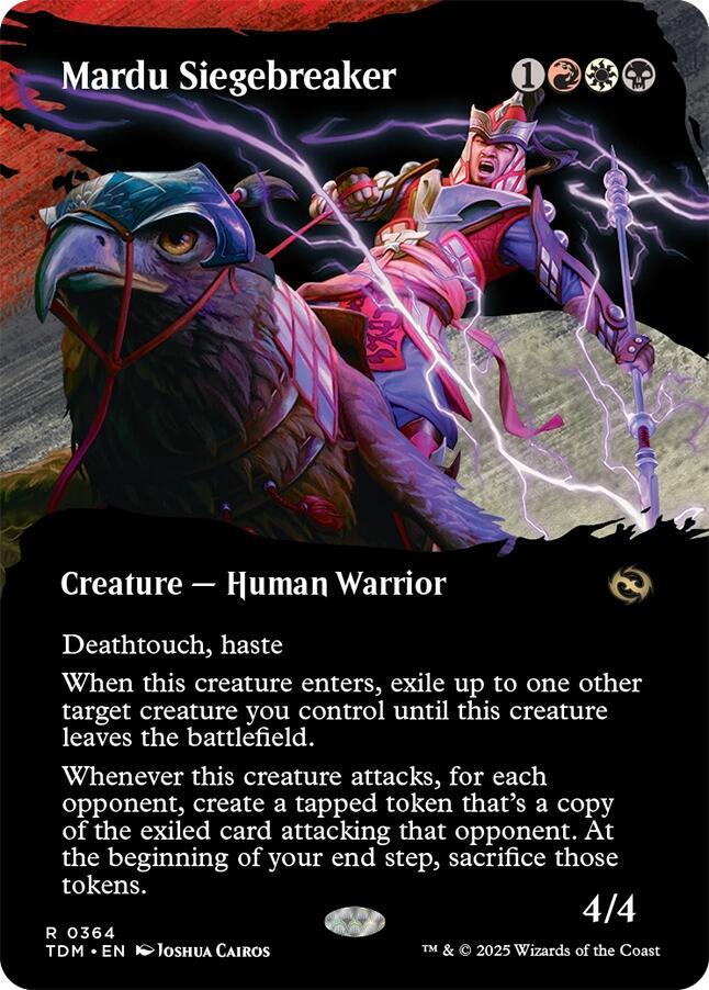 Mardu Siegebreaker (Borderless) (364) [Tarkir: Dragonstorm]