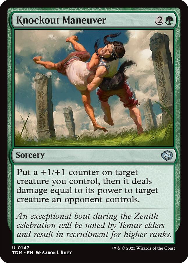 Knockout Maneuver (147) [Tarkir: Dragonstorm]