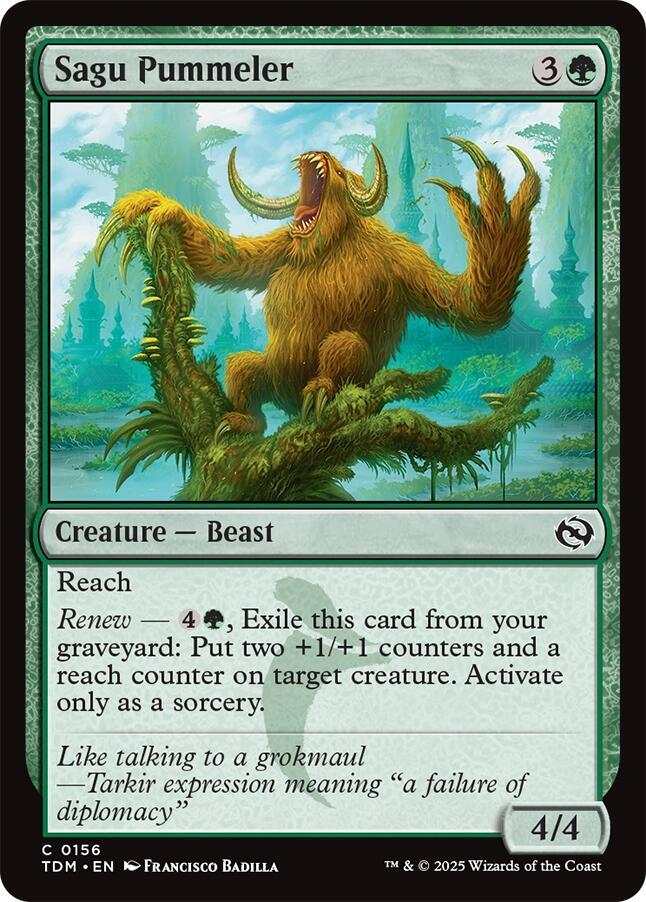 Sagu Pummeler (156) [Tarkir: Dragonstorm]