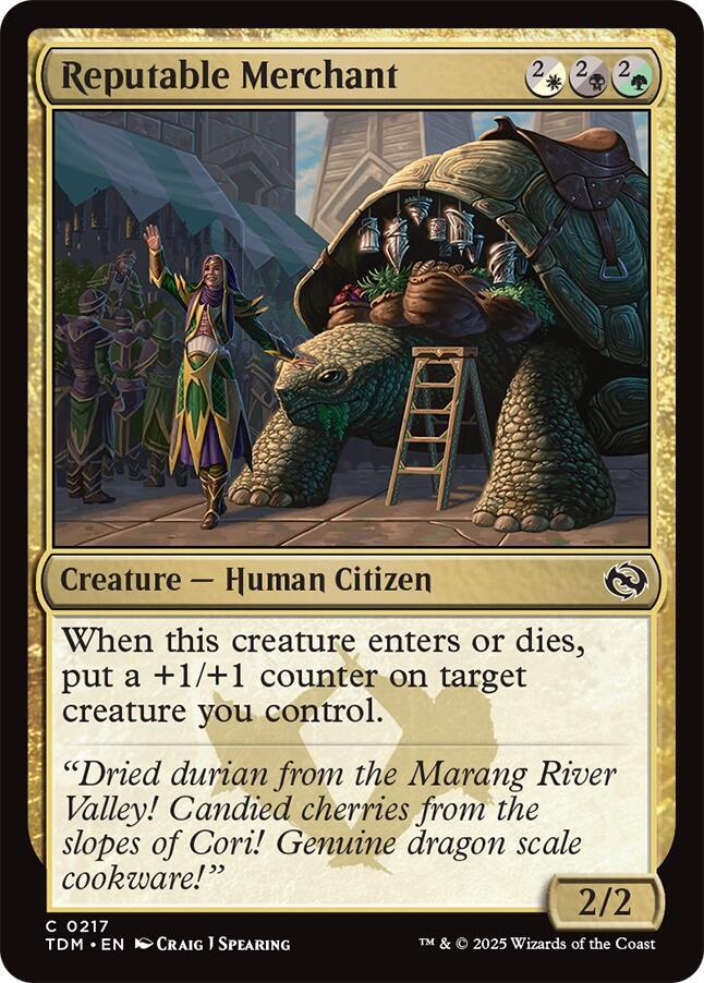 Reputable Merchant (217) [Tarkir: Dragonstorm]