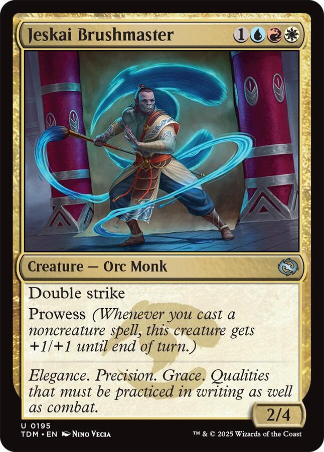 Jeskai Brushmaster (195) [Tarkir: Dragonstorm]