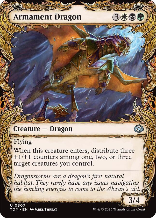 Armament Dragon (Showcase) (307) [Tarkir: Dragonstorm]