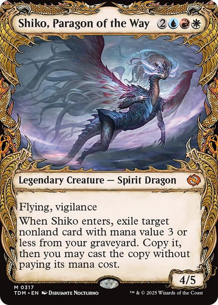 Shiko, Paragon of the Way (Showcase) (317) [Tarkir: Dragonstorm]