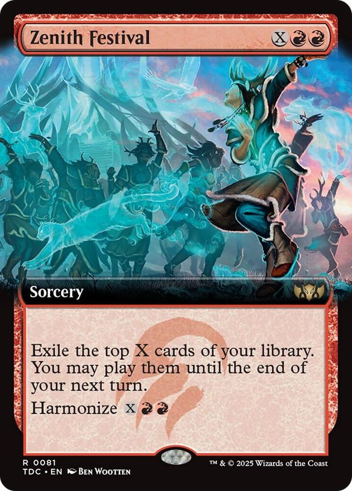 Zenith Festival (Extended Art) (81) [Tarkir: Dragonstorm Commander]