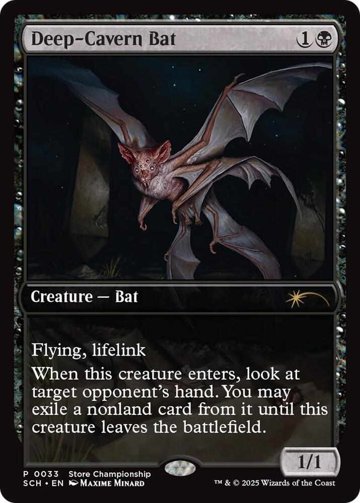 Deep-Cavern Bat (33) [Game Day Promos]