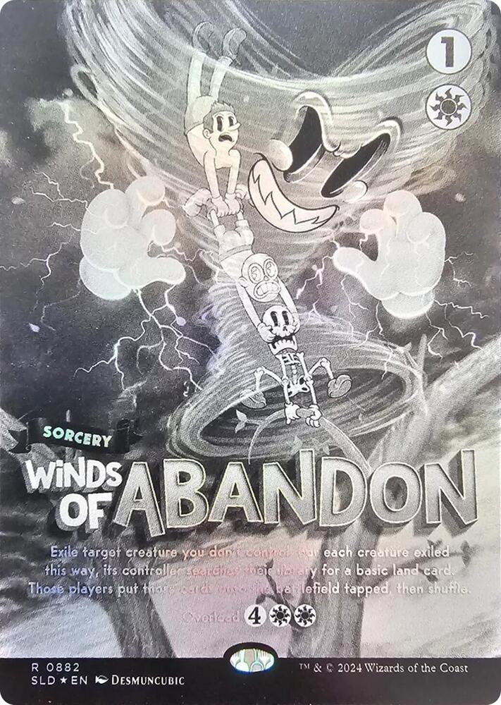 Winds of Abandon (Black & White Foil) (882) [Secret Lair Drop]