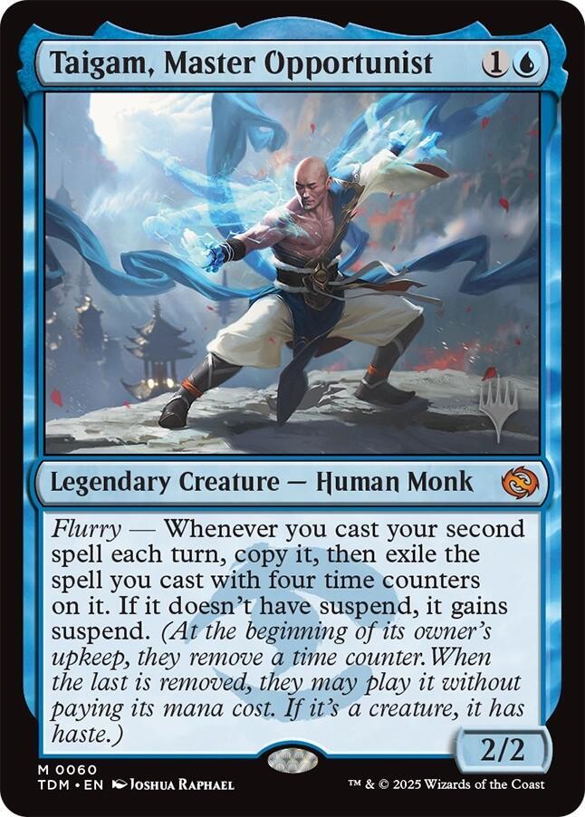 Taigam, Master Opportunist (60) [Tarkir: Dragonstorm Promos]