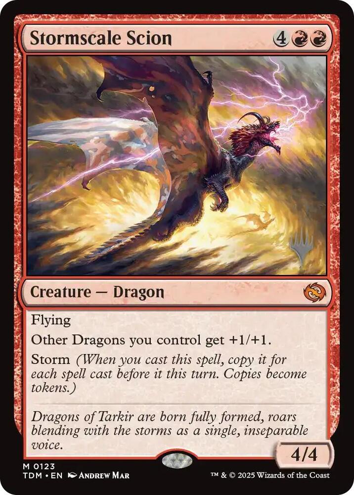 Stormscale Scion (123) [Tarkir: Dragonstorm Promos]