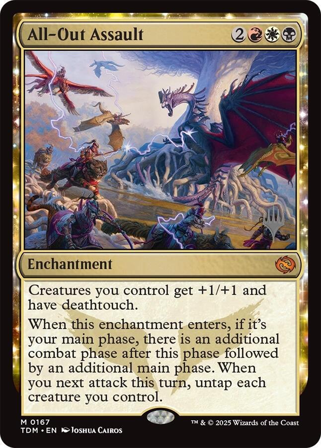 All-Out Assault (167) [Tarkir: Dragonstorm Promos]