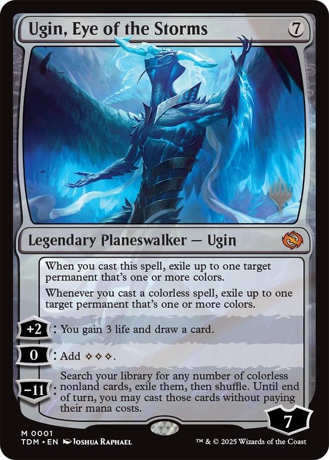Ugin, Eye of the Storms (1) [Tarkir: Dragonstorm Promos]