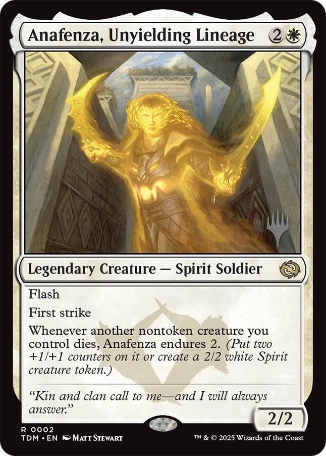 Anafenza, Unyielding Lineage (2) [Tarkir: Dragonstorm Promos]
