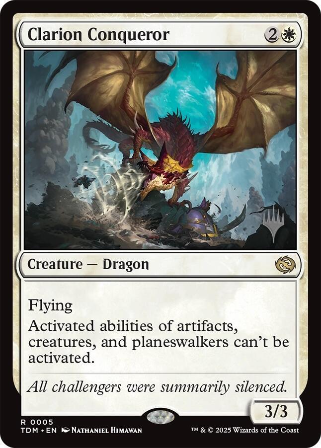 Clarion Conqueror (5) [Tarkir: Dragonstorm Promos]