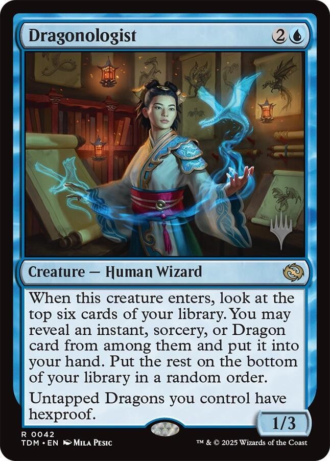 Dragonologist (42) [Tarkir: Dragonstorm Promos]