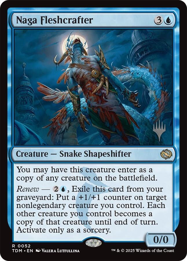 Naga Fleshcrafter (52) [Tarkir: Dragonstorm Promos]