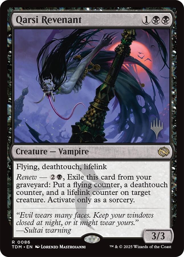 Qarsi Revenant (86) [Tarkir: Dragonstorm Promos]
