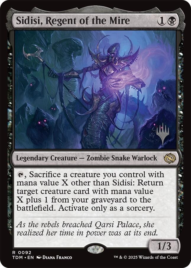 Sidisi, Regent of the Mire (92) [Tarkir: Dragonstorm Promos]