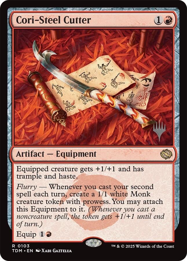 Cori-Steel Cutter (103) [Tarkir: Dragonstorm Promos]