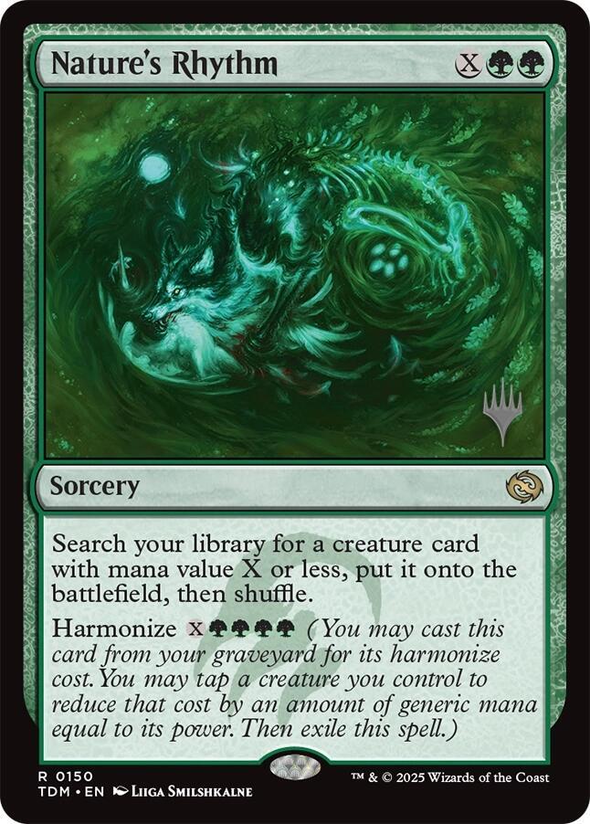 Nature's Rhythm (150) [Tarkir: Dragonstorm Promos]
