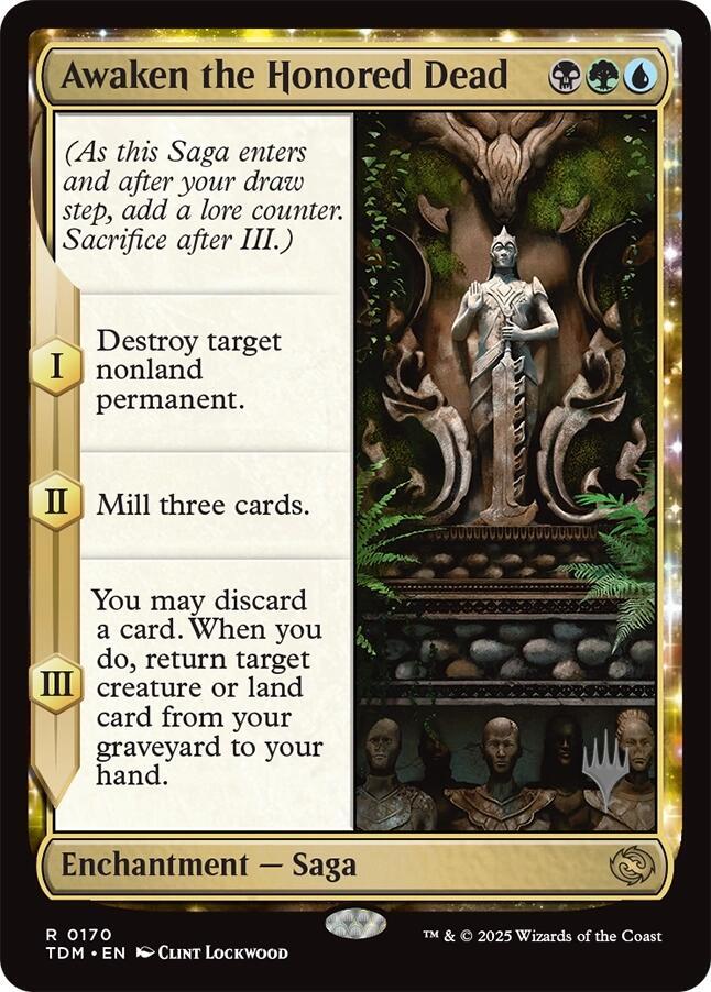 Awaken the Honored Dead (170) [Tarkir: Dragonstorm Promos]