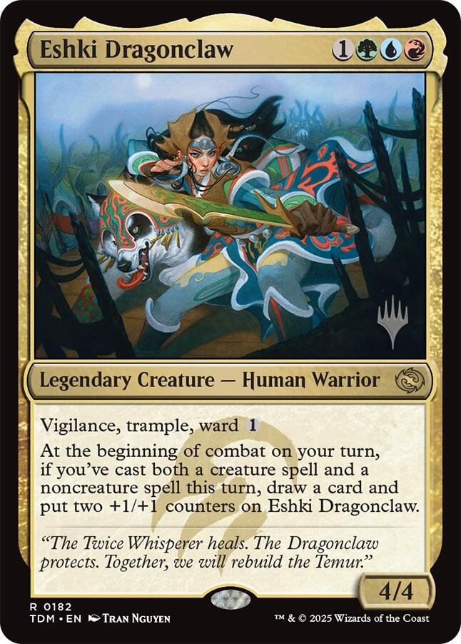 Eshki Dragonclaw (182) [Tarkir: Dragonstorm Promos]