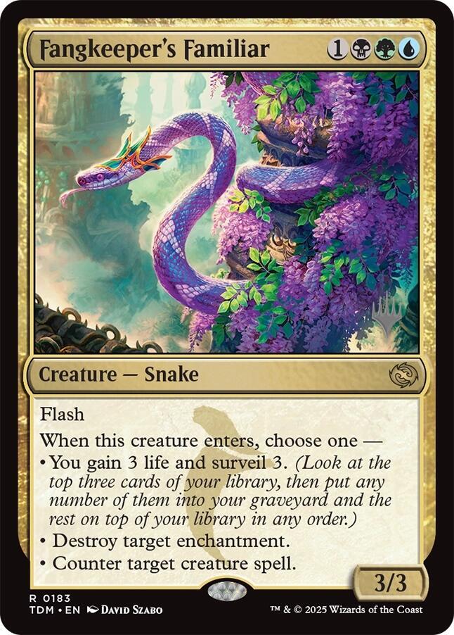 Fangkeeper's Familiar (183) [Tarkir: Dragonstorm Promos]