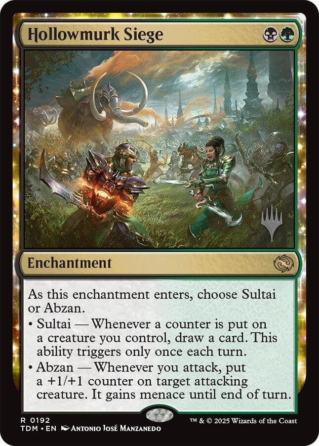 Hollowmurk Siege (192) [Tarkir: Dragonstorm Promos]