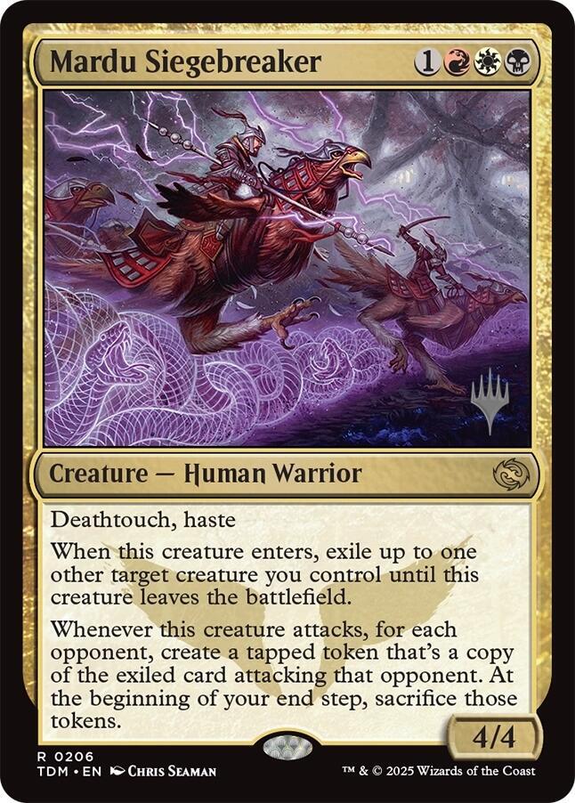 Mardu Siegebreaker (206) [Tarkir: Dragonstorm Promos]