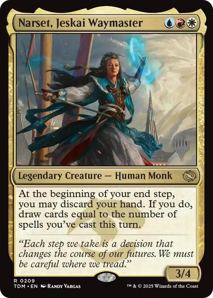 Narset, Jeskai Waymaster (209) [Tarkir: Dragonstorm Promos]