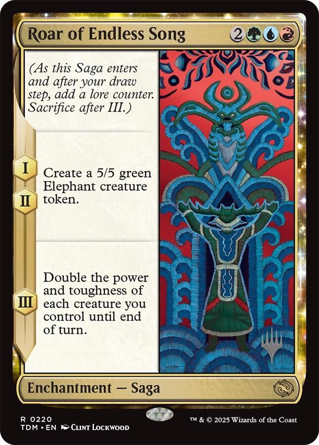 Roar of Endless Song (220) [Tarkir: Dragonstorm Promos]