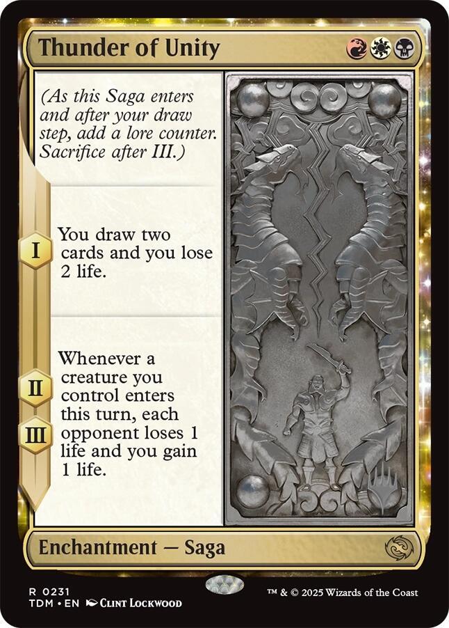 Thunder of Unity (231) [Tarkir: Dragonstorm Promos]