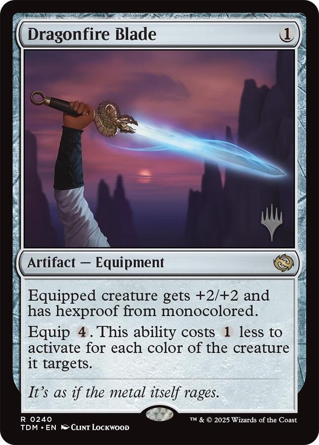 Dragonfire Blade (240) [Tarkir: Dragonstorm Promos]