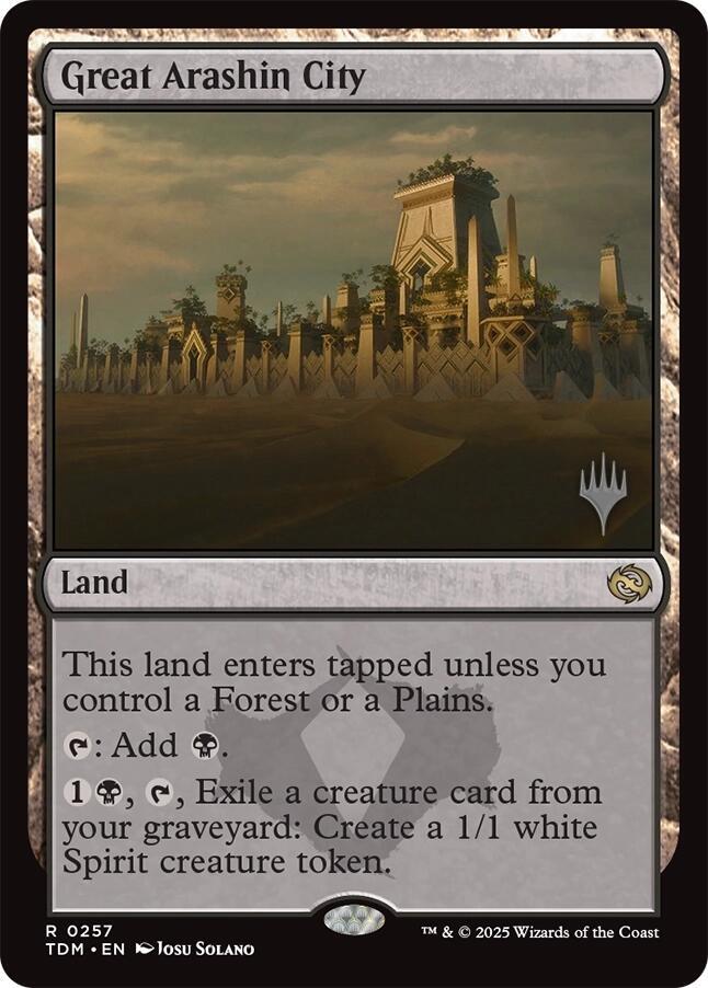 Great Arashin City (257) [Tarkir: Dragonstorm Promos]