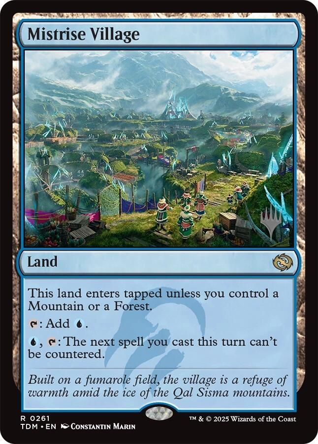 Mistrise Village (261) [Tarkir: Dragonstorm Promos]