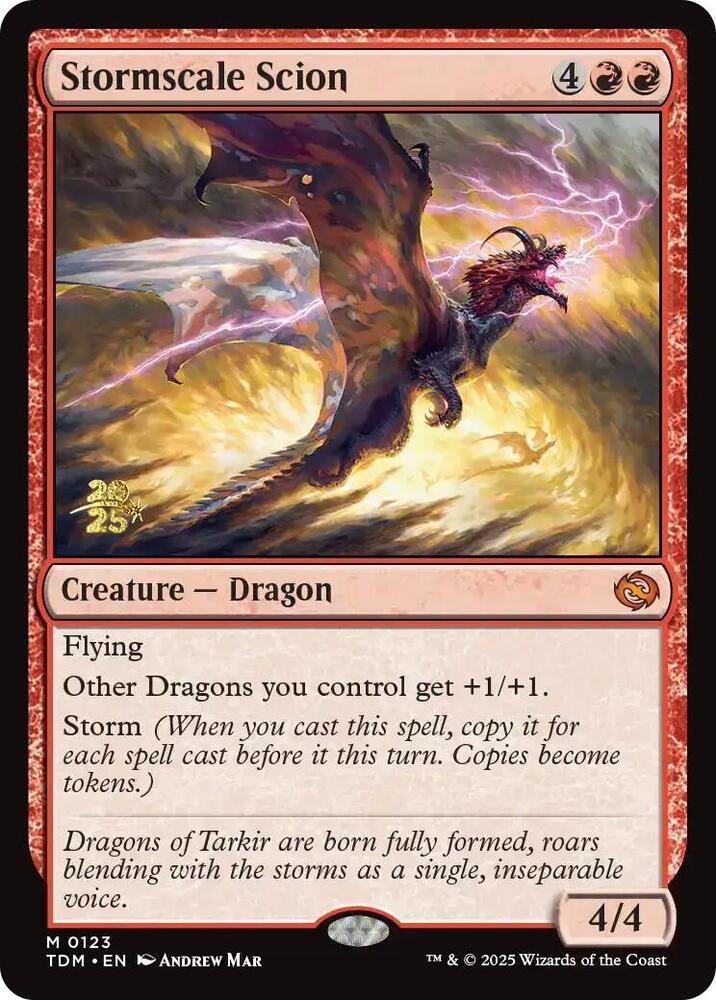 Stormscale Scion (123) [Prerelease Cards]