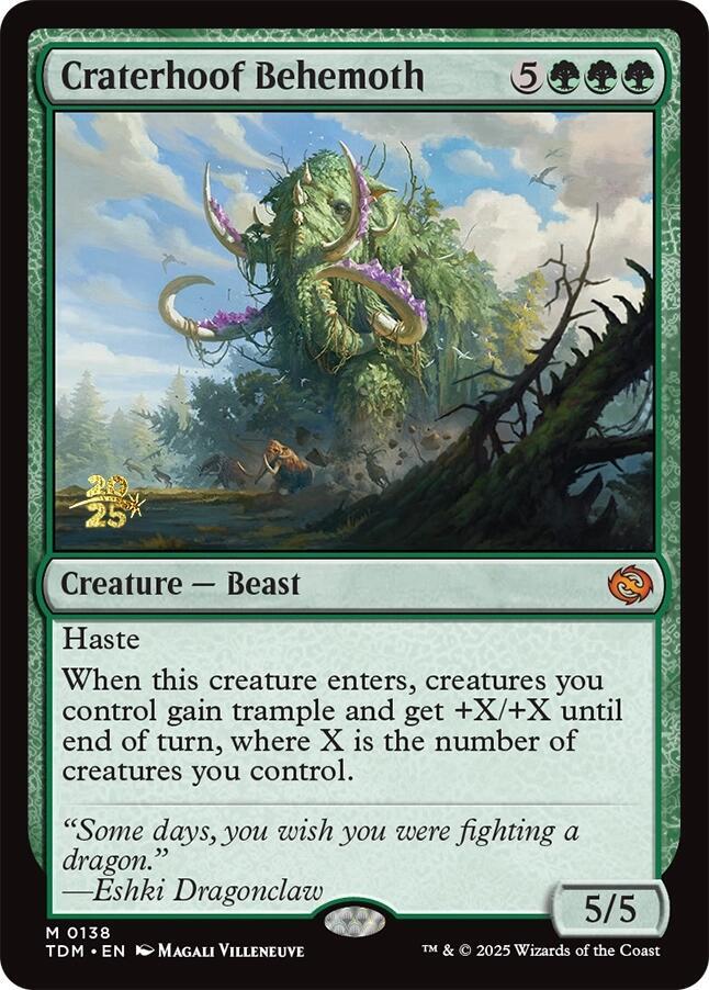 Craterhoof Behemoth (138) [Prerelease Cards]
