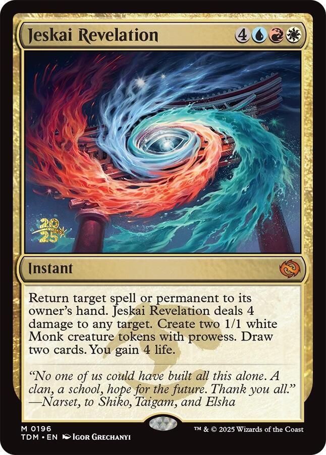 Jeskai Revelation (196) [Prerelease Cards]