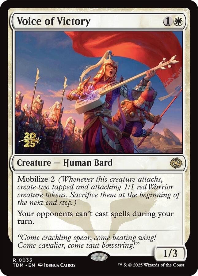 Voice of Victory (33) [Prerelease Cards]