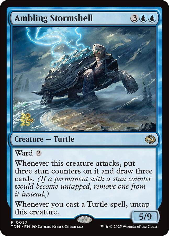 Ambling Stormshell (37) [Prerelease Cards]