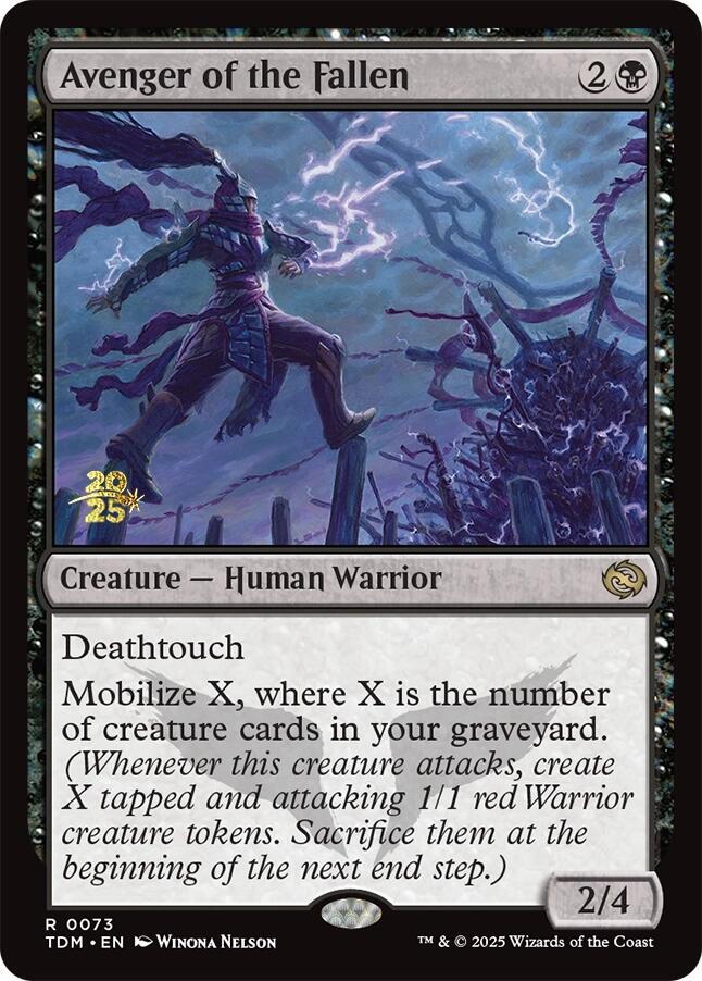 Avenger of the Fallen (73) [Prerelease Cards]
