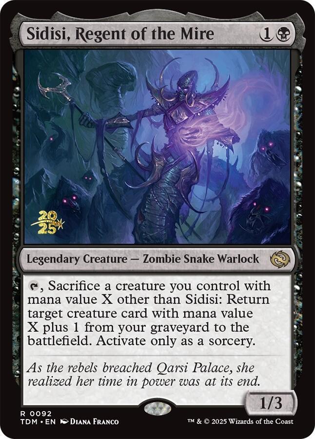 Sidisi, Regent of the Mire (92) [Prerelease Cards]